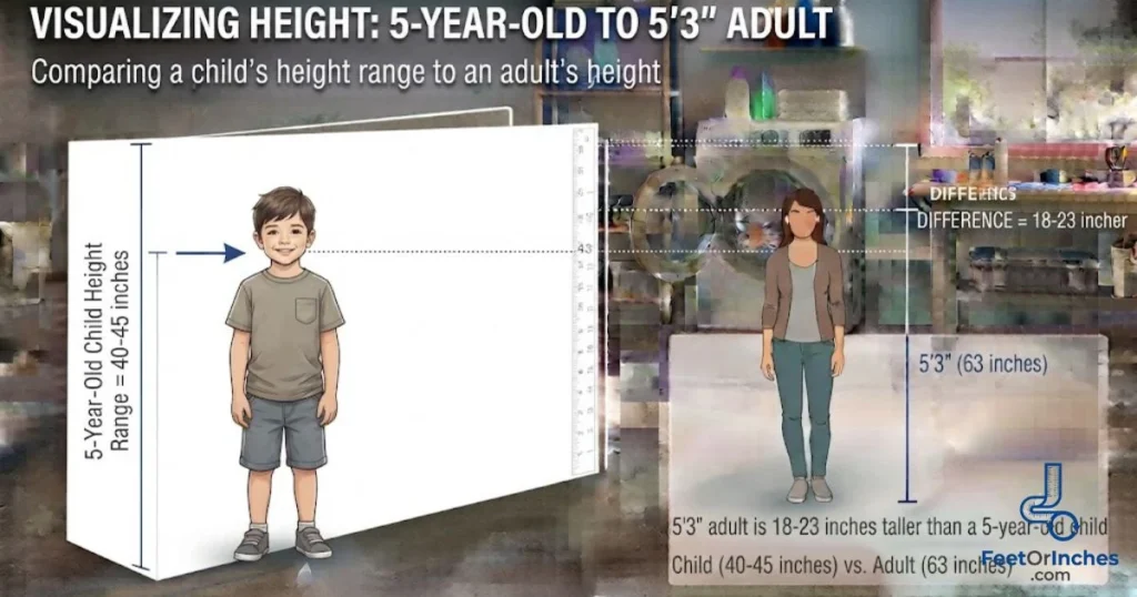  5-Year-Old Child Height Range