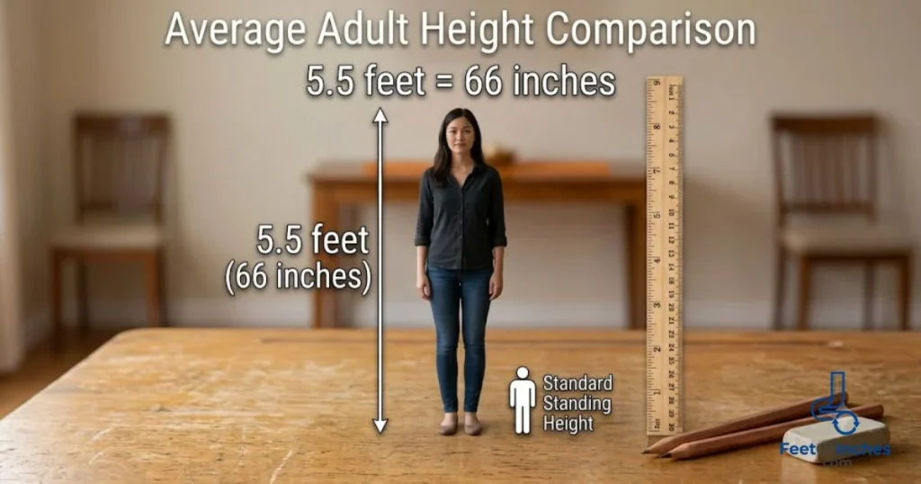 Average Adult Height Comparison