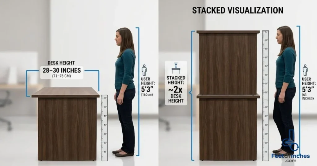 Average Desktop Height