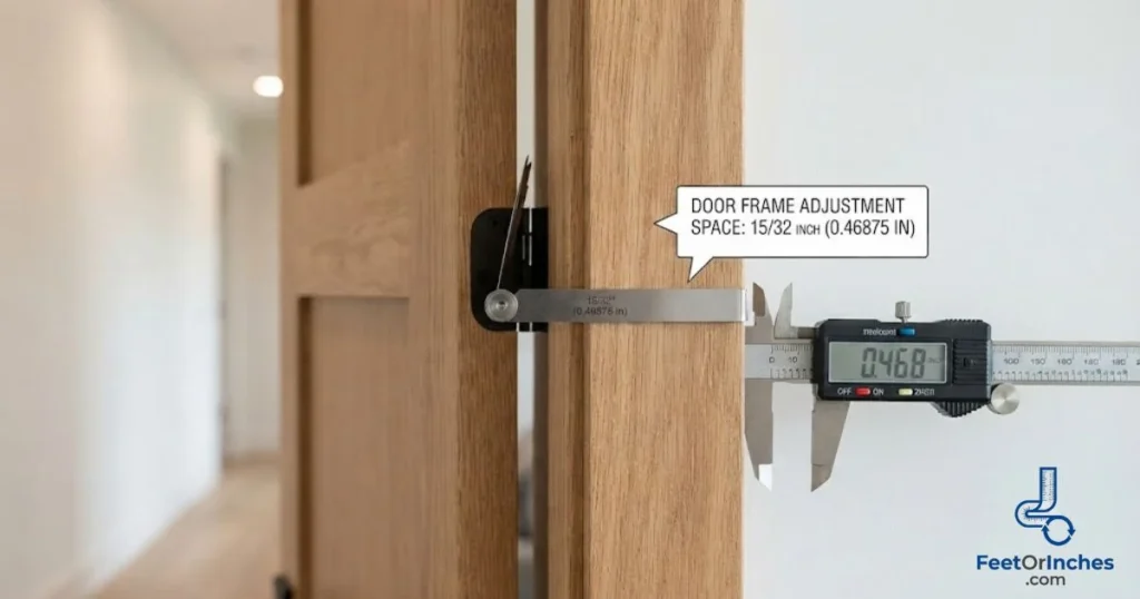  Door Frame Adjustment Space