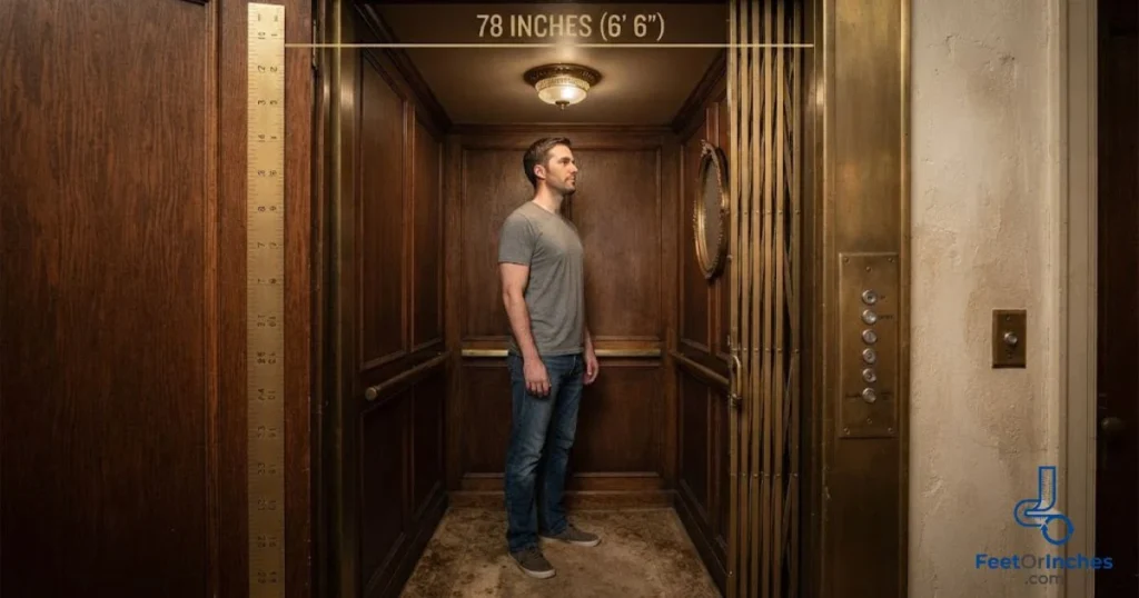 Elevator Interior Height (Small Lift)