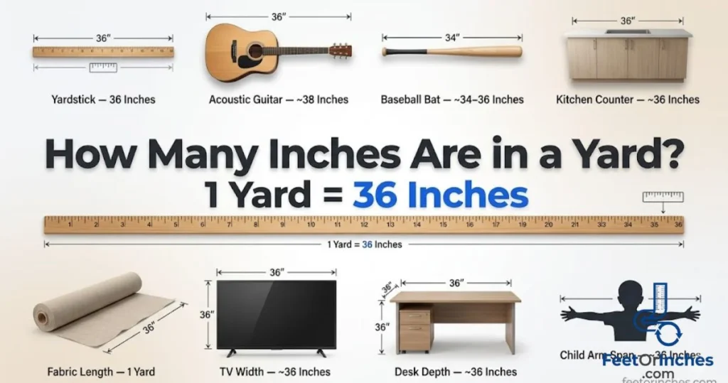 How Many Inches Are in a Yard? (Complete Conversion Guide)