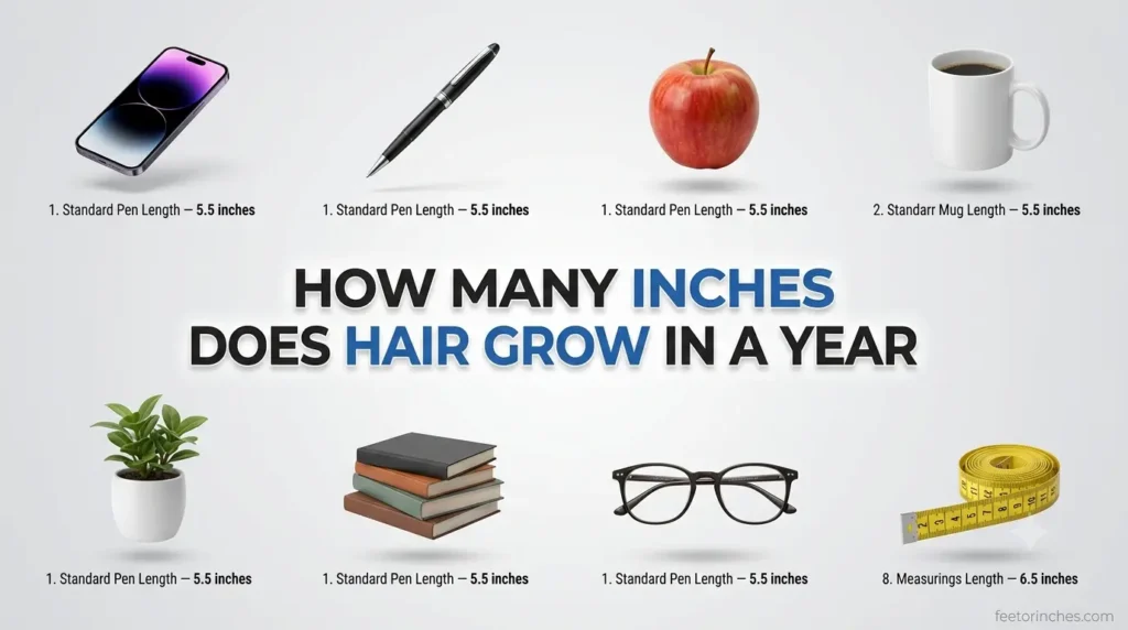 How Many Inches Does Hair Grow in a Year? (Complete Guide + Real Examples)