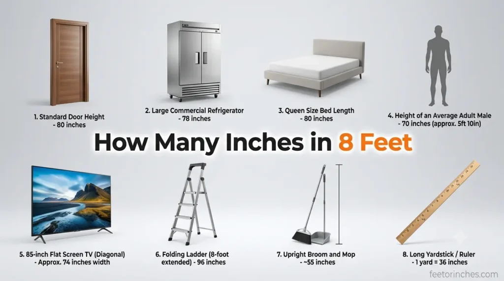How Many Inches in 8 Feet?