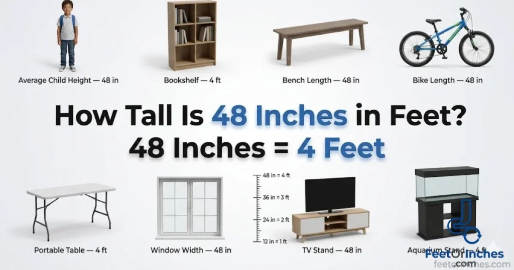How Tall Is 48 Inches in Feet? Complete Conversion Guide