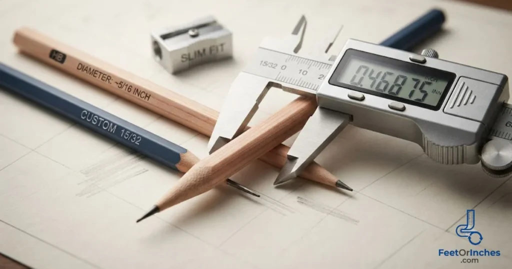 Slightly Thin Pencil Diameter