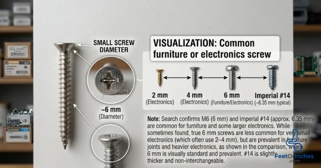 Small Screw Diameter