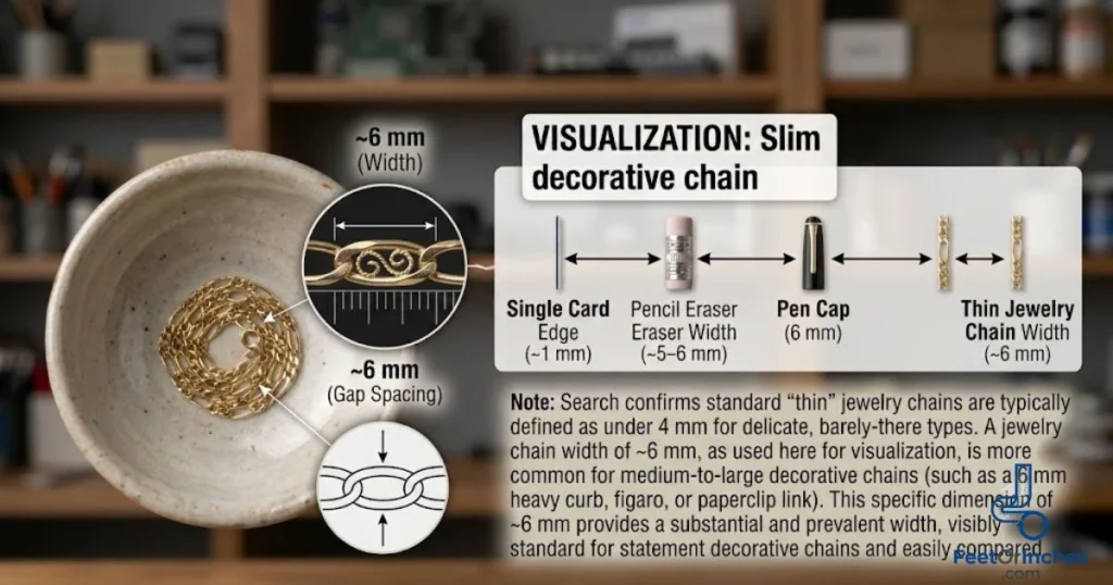 Thin Jewelry Chain Thickness