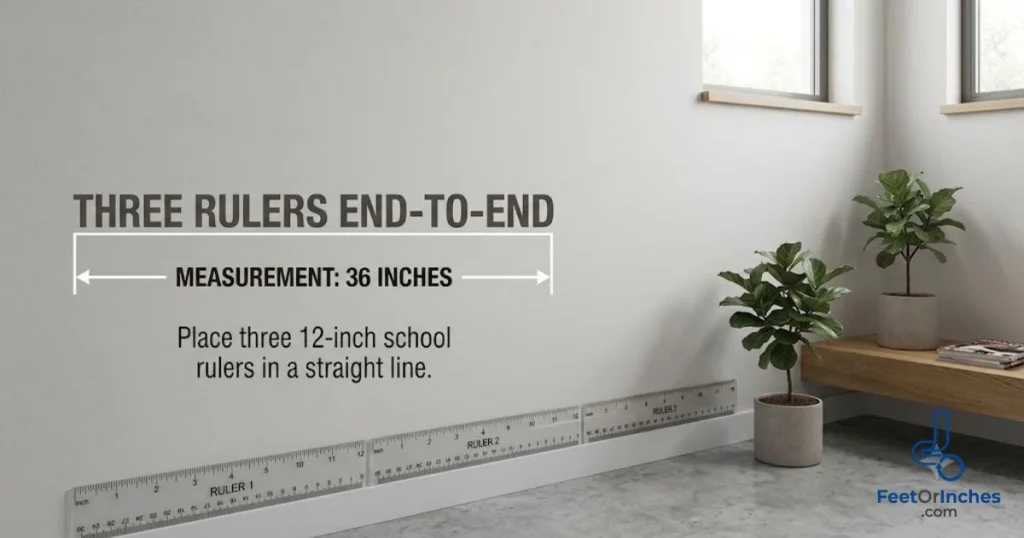 Three Rulers End-to-End