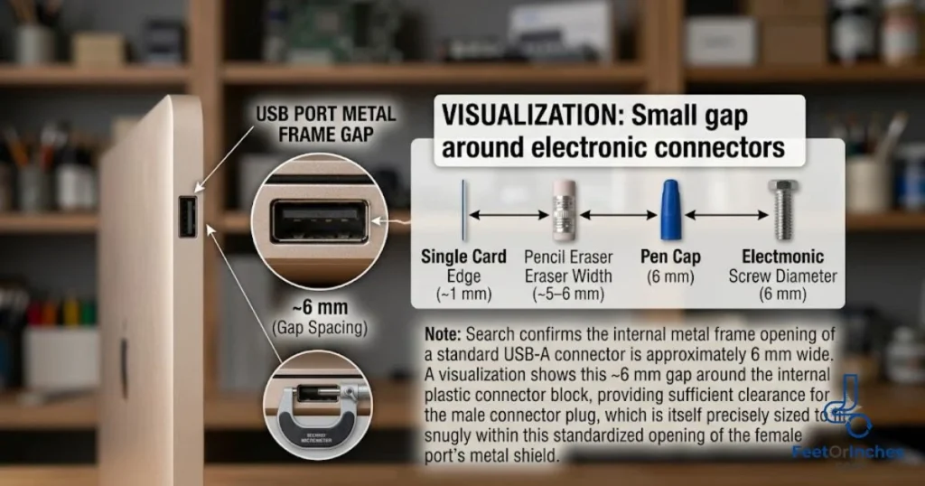 USB Port Metal Frame Gap