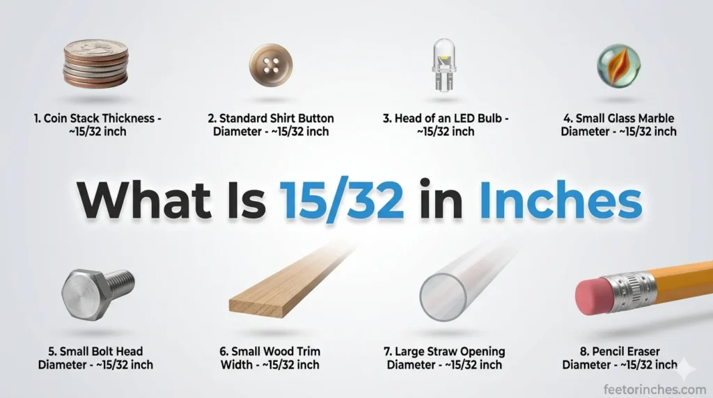 What Is 15/32 in Inches? Exact Conversion & Visual Guide