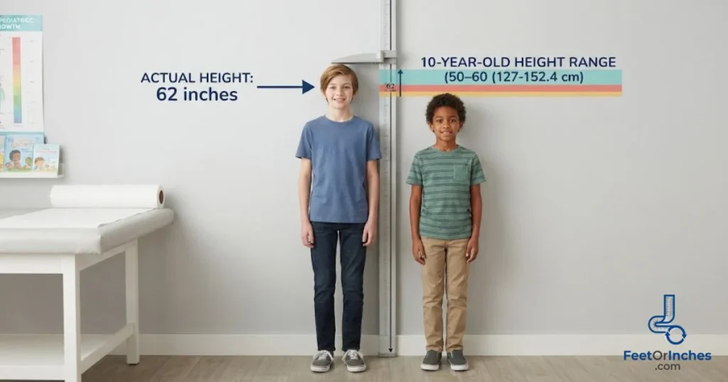10-Year-Old Child Height Range
