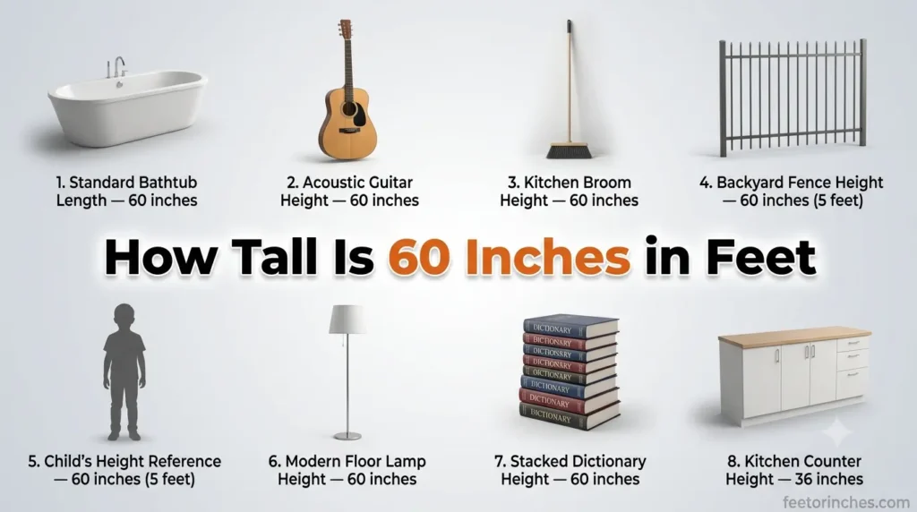 How Tall Is 60 Inches in Feet? Exact Conversion Guide