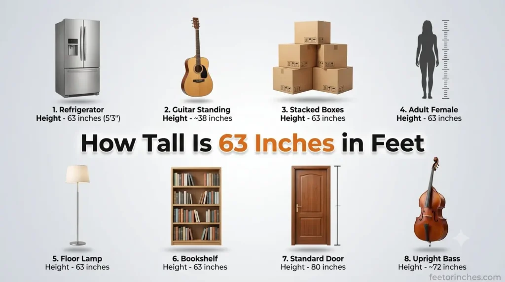 How Tall Is 63 Inches in Feet? (Exact Conversion Explained Clearly)