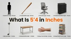 What Is 5'4 in Inches