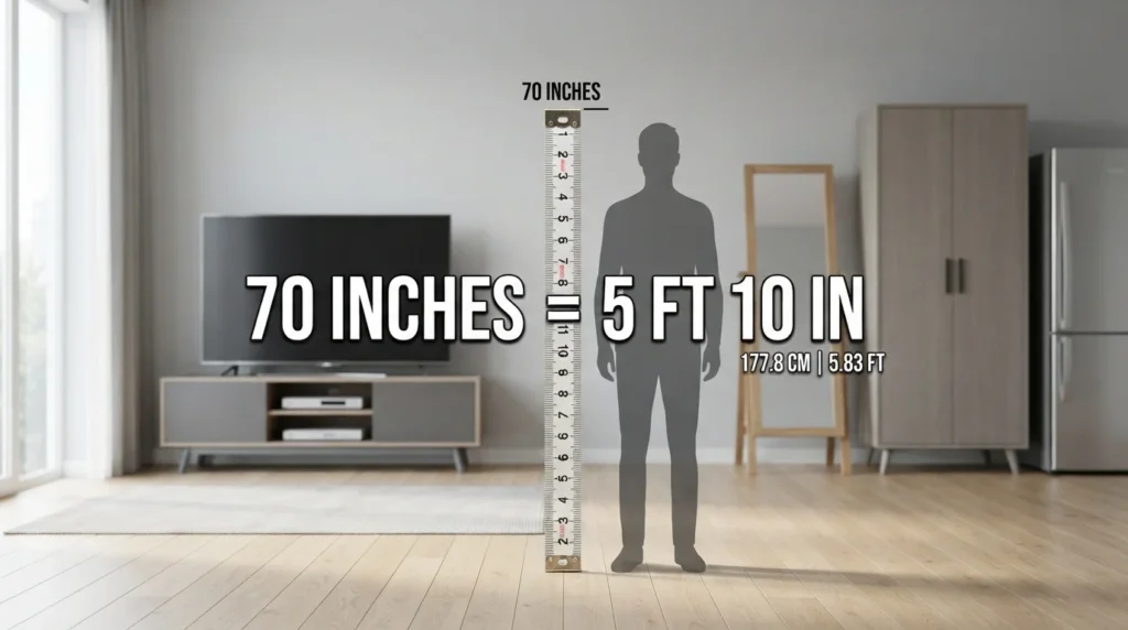What Is 70 Inches in Feet? 18 Everyday Comparisons Explained