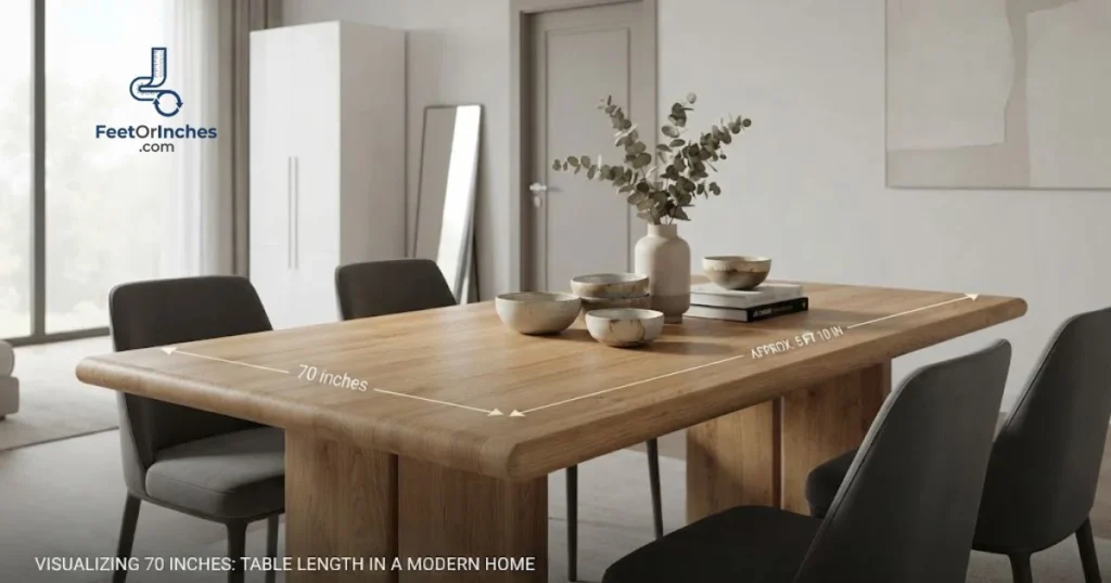 A 70-Inch Dining or Display Surface