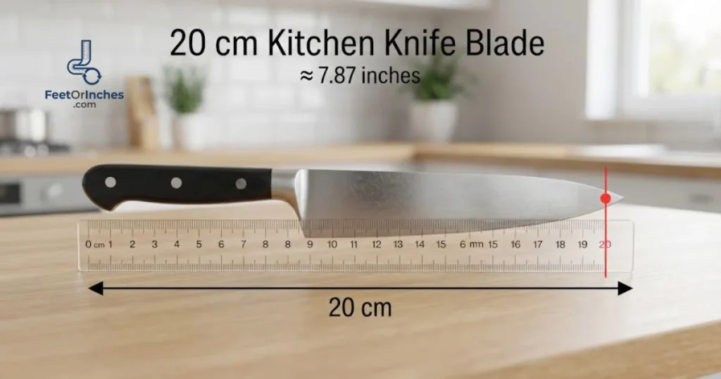A Medium Kitchen Knife Blade