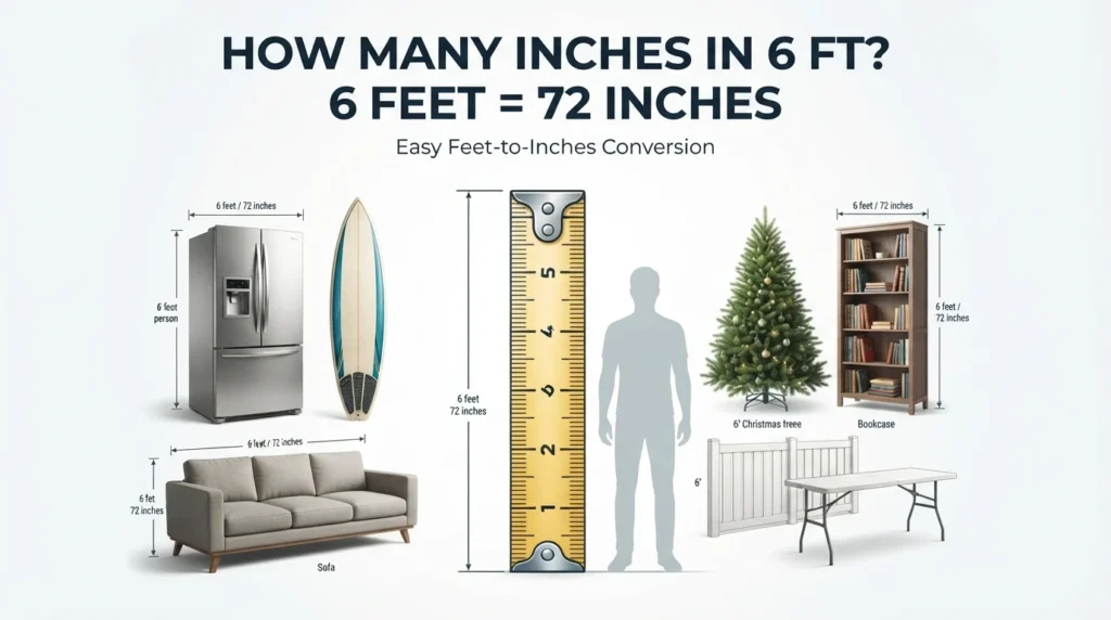 How Many Inches in 6 Ft? 15 Real-Life Comparisons and Easy Conversion