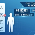 How Tall Is 66 Inches in Feet? (Complete Conversion Guide)