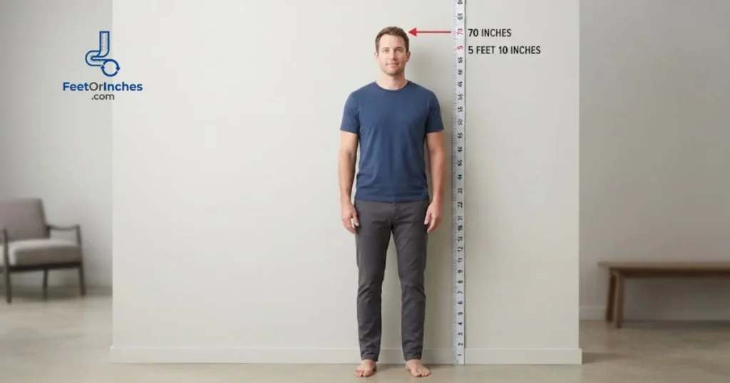 Person Who Is 5 Feet 10 Inches Tall