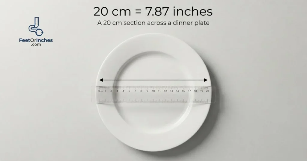 Two 10 centimeters Ruler Sections