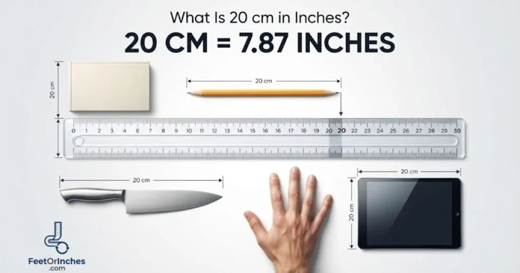 What Is 20 Centimeters in Inches? 10 Everyday Comparisons