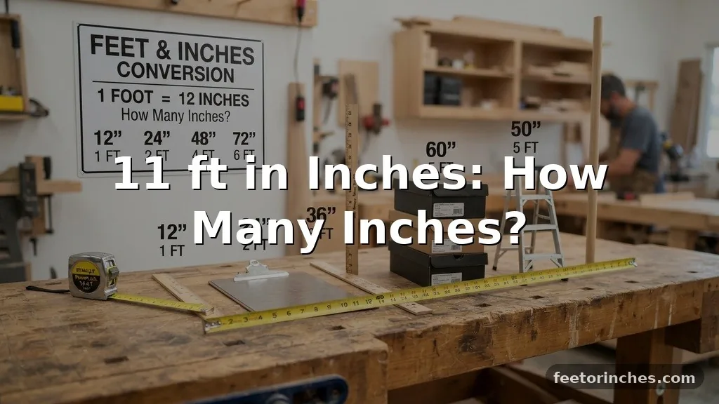11 ft in Inches: How Many Inches?