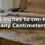 13.5 Inches to cm: How Many Centimeters?