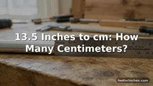 13.5 Inches to cm: How Many Centimeters?