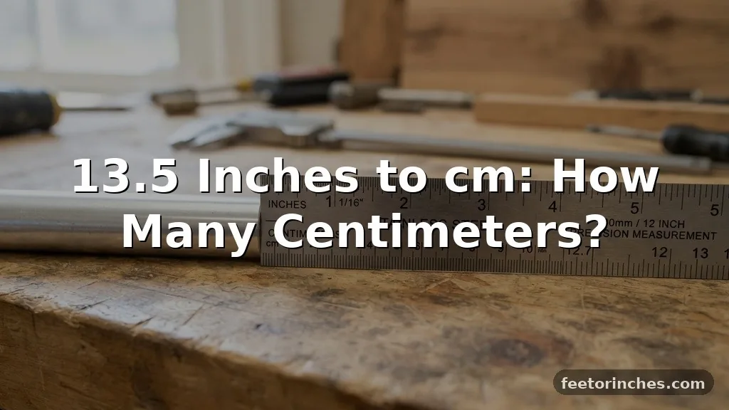 13.5 Inches to cm: How Many Centimeters?