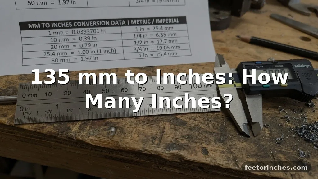 135 mm to Inches: How Many Inches?