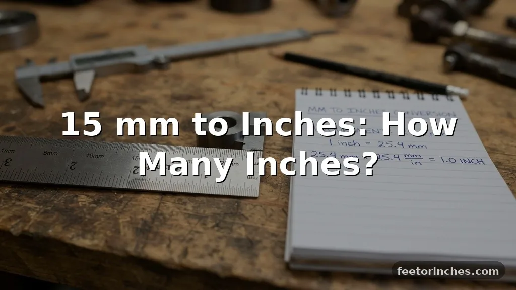 15 mm to Inches: How Many Inches?
