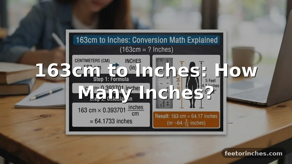 163cm to Inches: How Many Inches?