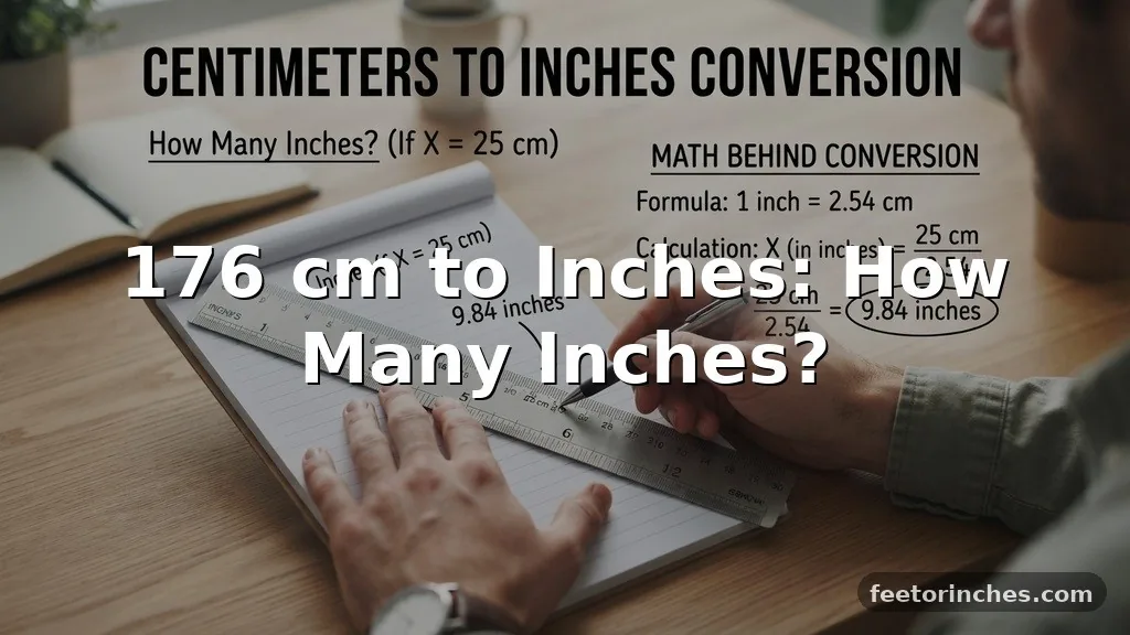 176 cm to Inches: How Many Inches?
