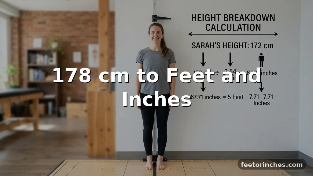 178 cm to Feet and Inches: Height Guide