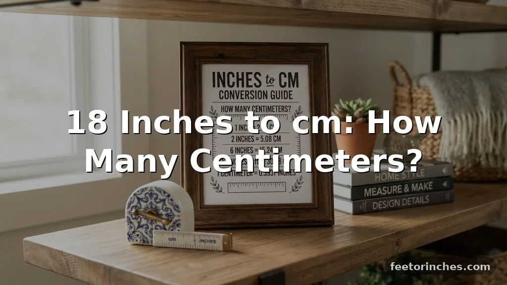 18 Inches to cm: How Many Centimeters?
