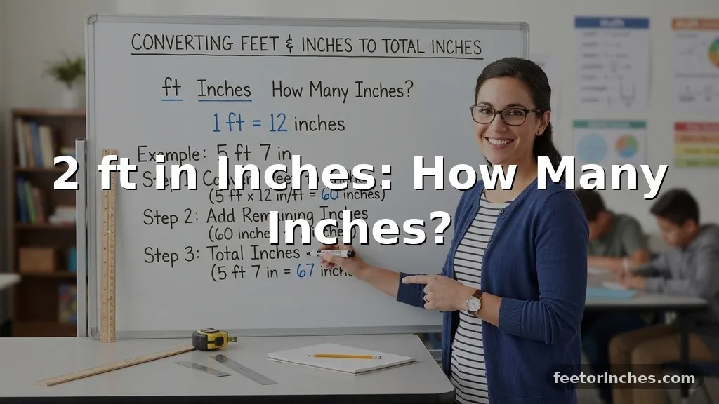 2 ft in Inches: How Many Inches?