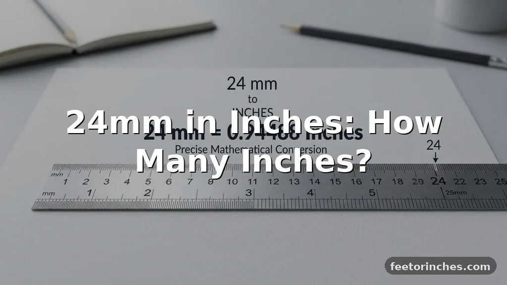 24mm in Inches: How Many Inches?