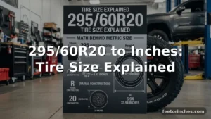 295/60R20 to Inches: Tire Size Explained