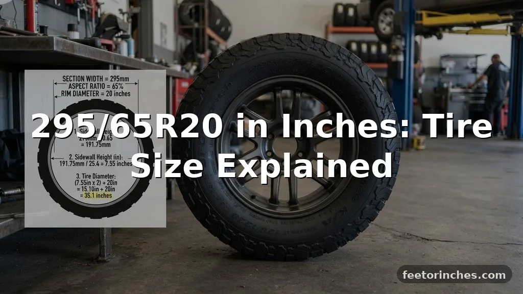 295/65R20 in Inches: Tire Size Explained