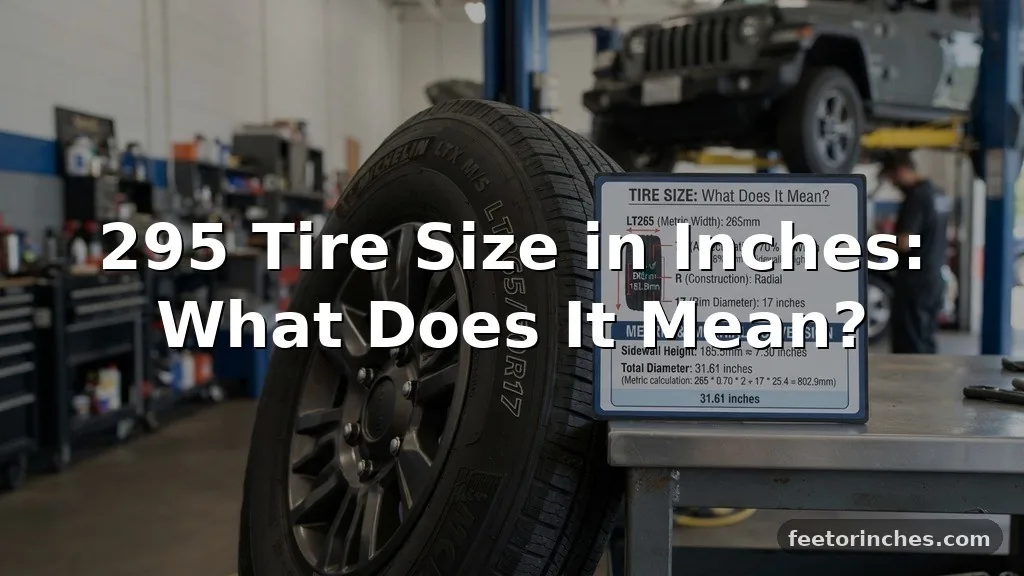295 Tire Size in Inches: What Does It Mean?