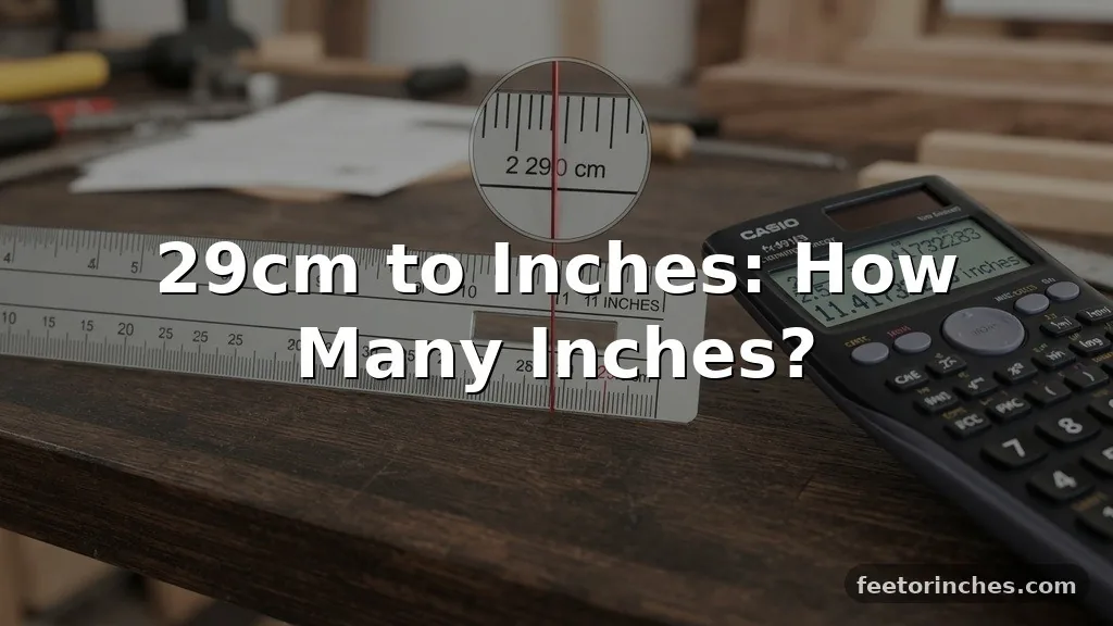 29cm to Inches: How Many Inches?