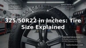 325/50R22 in Inches: Tire Size Explained