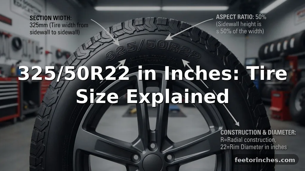 325/50R22 in Inches: Tire Size Explained
