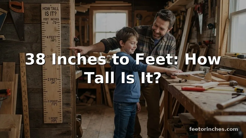 38 Inches to Feet: How Tall Is It?