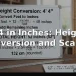 4’4 in Inches: Height Conversion and Scaling