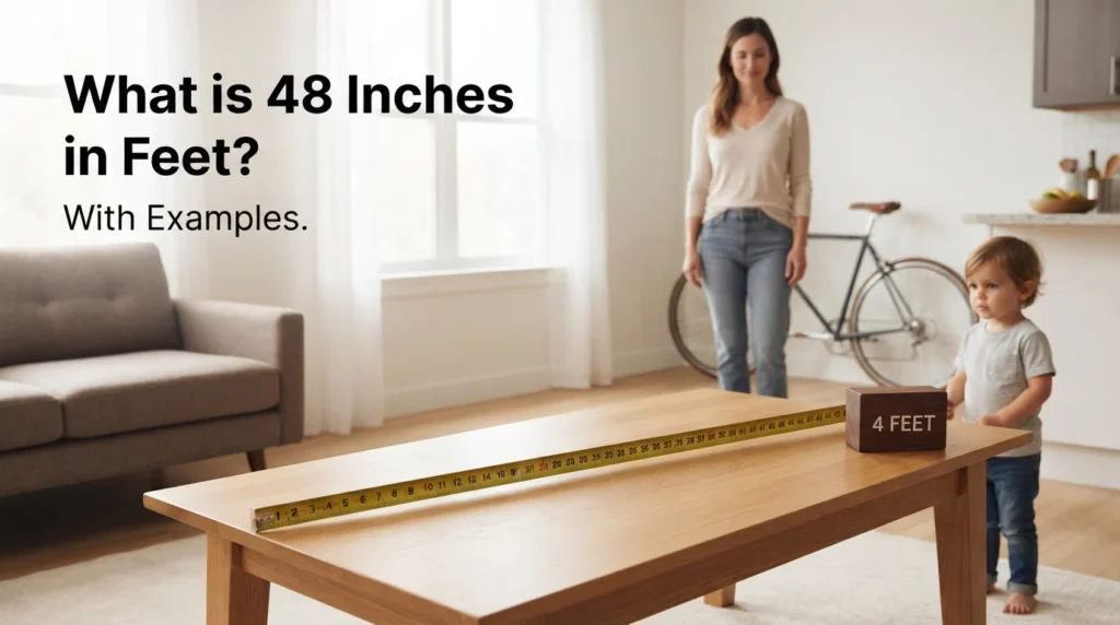 What is 48 Inches in Feet? With Examples