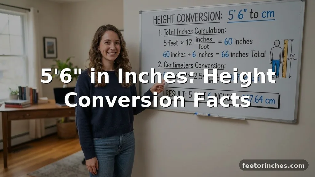 5’6″ in Inches: Height Conversion Facts