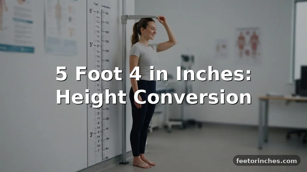 5 Foot 4 in Inches: Height Conversion